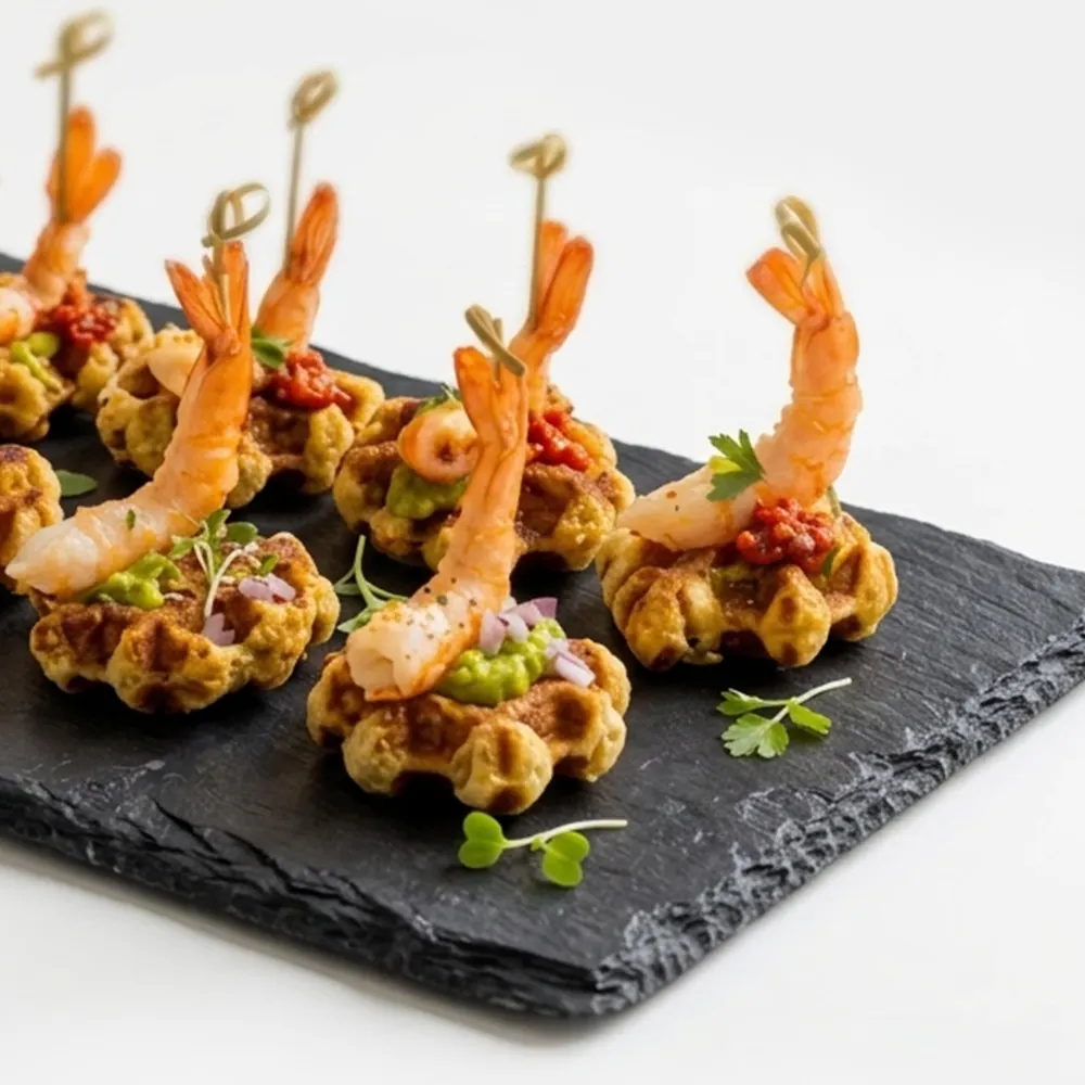 Selección de capanés artesanos de Valumé Catering.