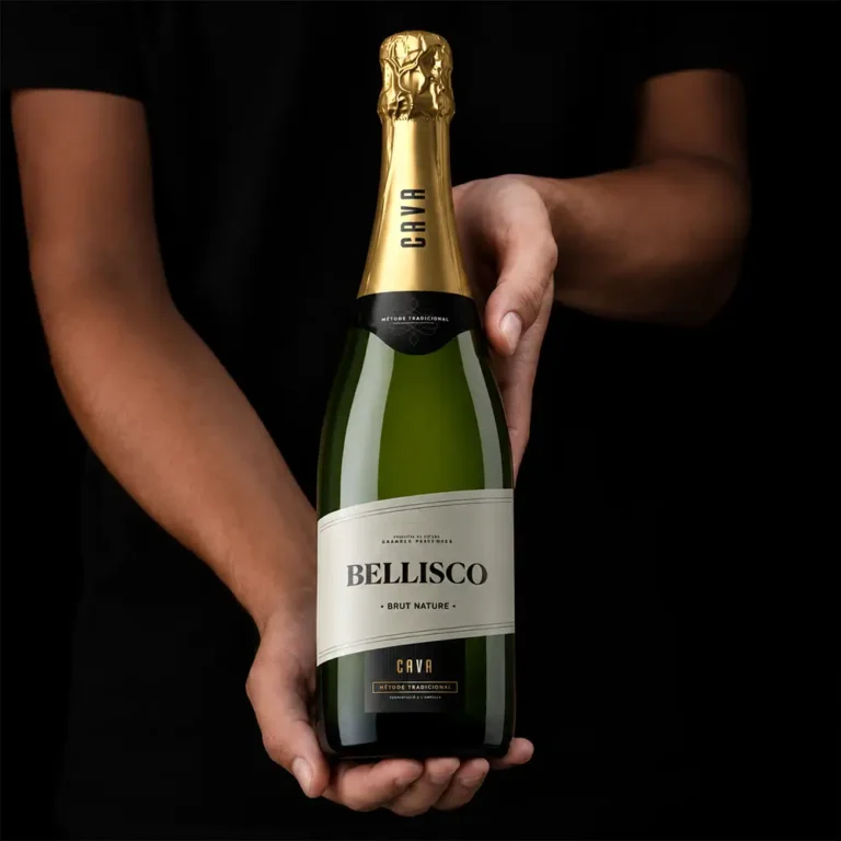 Botella de cava para servicio de catering y eventos de Valumé