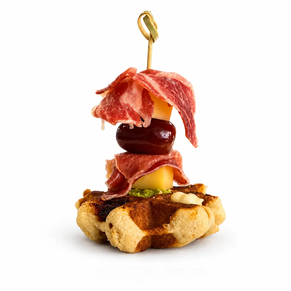 Gufrito ibérico de Valumé Catering