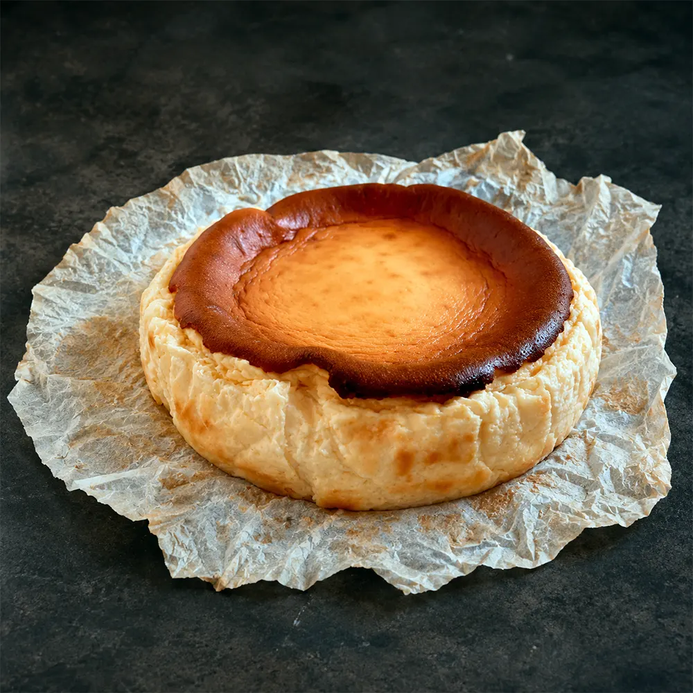 Tarta de queso artesana entera de Valumé Catering.